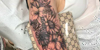 Abnehmen nach einem Tattoo am Arm