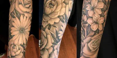 Arm Tattoo Cover Up für die Arbeit