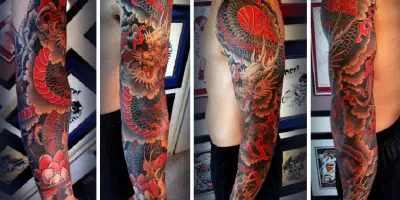 Der asiatische Drachenarm-Tattoo: Bedeutung und Symbolik