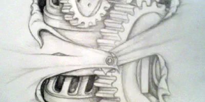 Bionische Arm Tattoo Designs