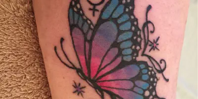 Schmetterlingsarm-Tattoo Pinterest