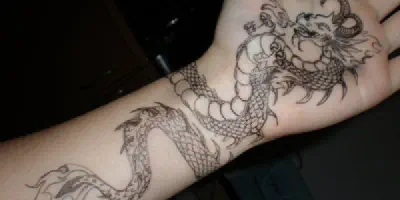 Chinesische Drachenarm Tattoo Designs