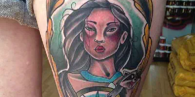 DIY Pocahontas Arm Tattoo