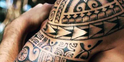 Hawaiianische Arm Tattoo Designs