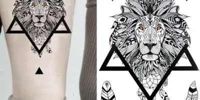 Löwen- und Uhrarm Tattoo: Bedeutung und Design
