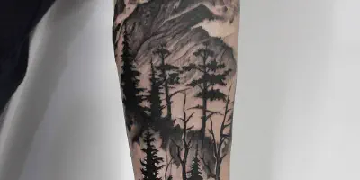 Schöne Natur-Arm-Tattoos für Naturliebhaber