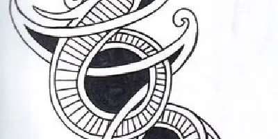 Viking Dragon Arm Tattoo