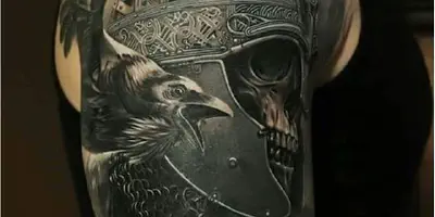 Viking Full Arm Tattoo