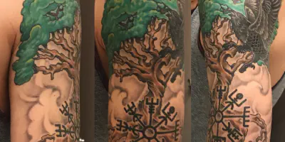 Die Bedeutung eines Yggdrasil-Armtattoos
